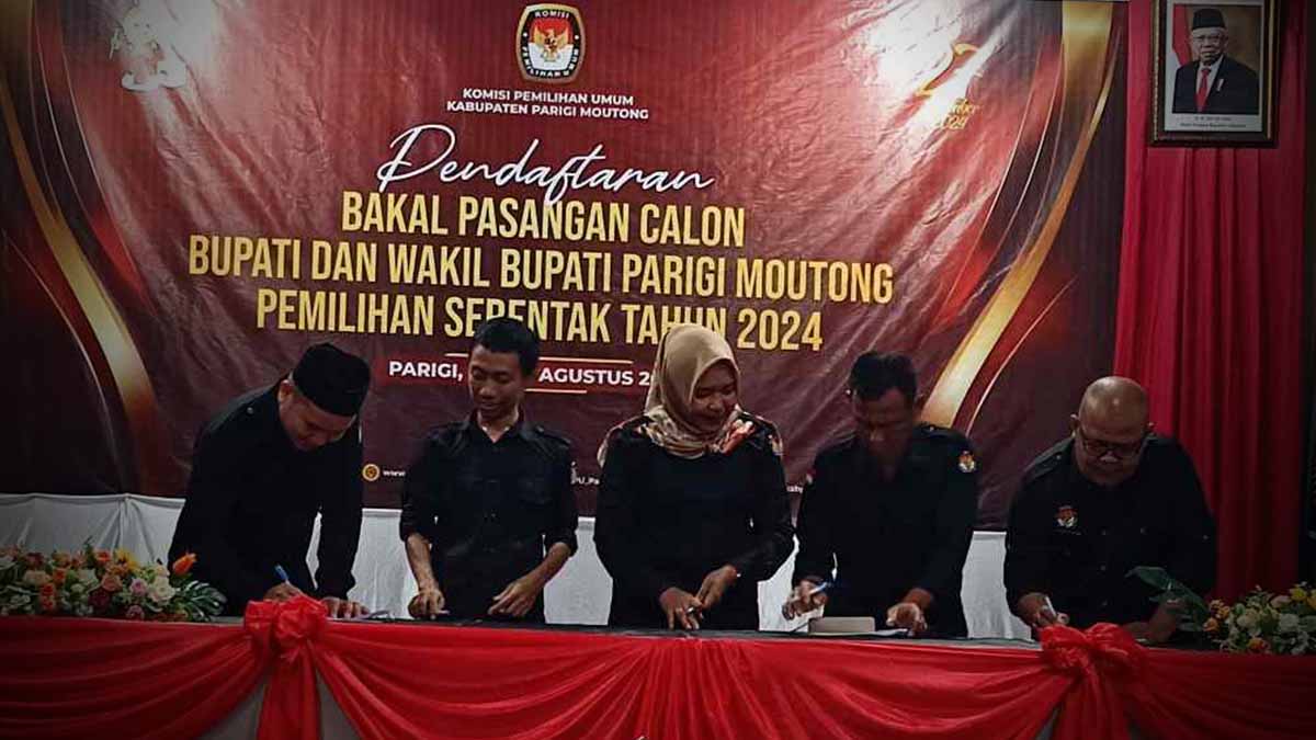 KPU Parigi Moutong Tekankan Integritas dan Tanpa Diskriminasi dalam Pendaftaran Balon Bupati